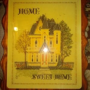 Wood Schalact Wall Pictures (set of 2) Large